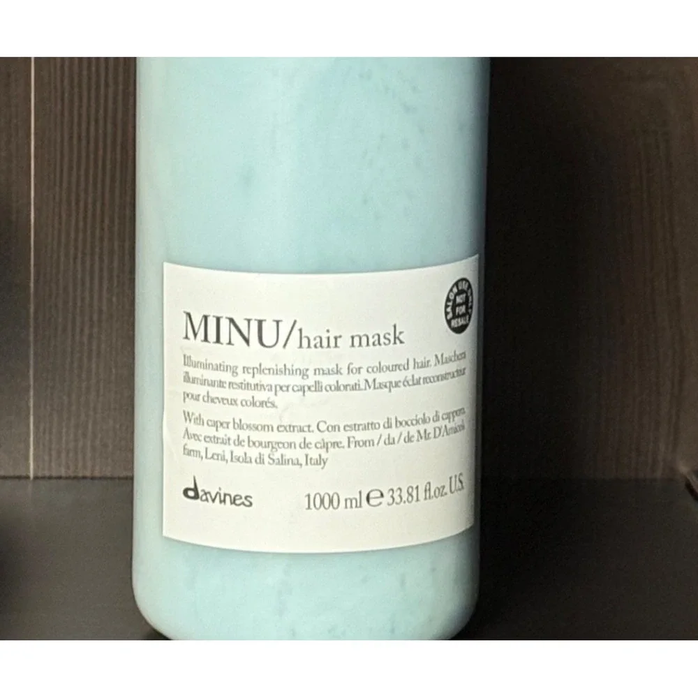 Davines MINU Illuminating Replenishing Hair Mask for Colored Hair 1000ml‎ 33.8oz
